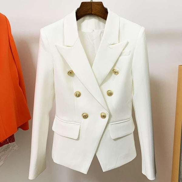 'White' Balmain inspired blazer